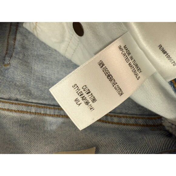 Agolde Mila Vintage HR Denim Short Size 27 Hazard Wash NWT mspr 148 Anth… - Picture 3 of 4